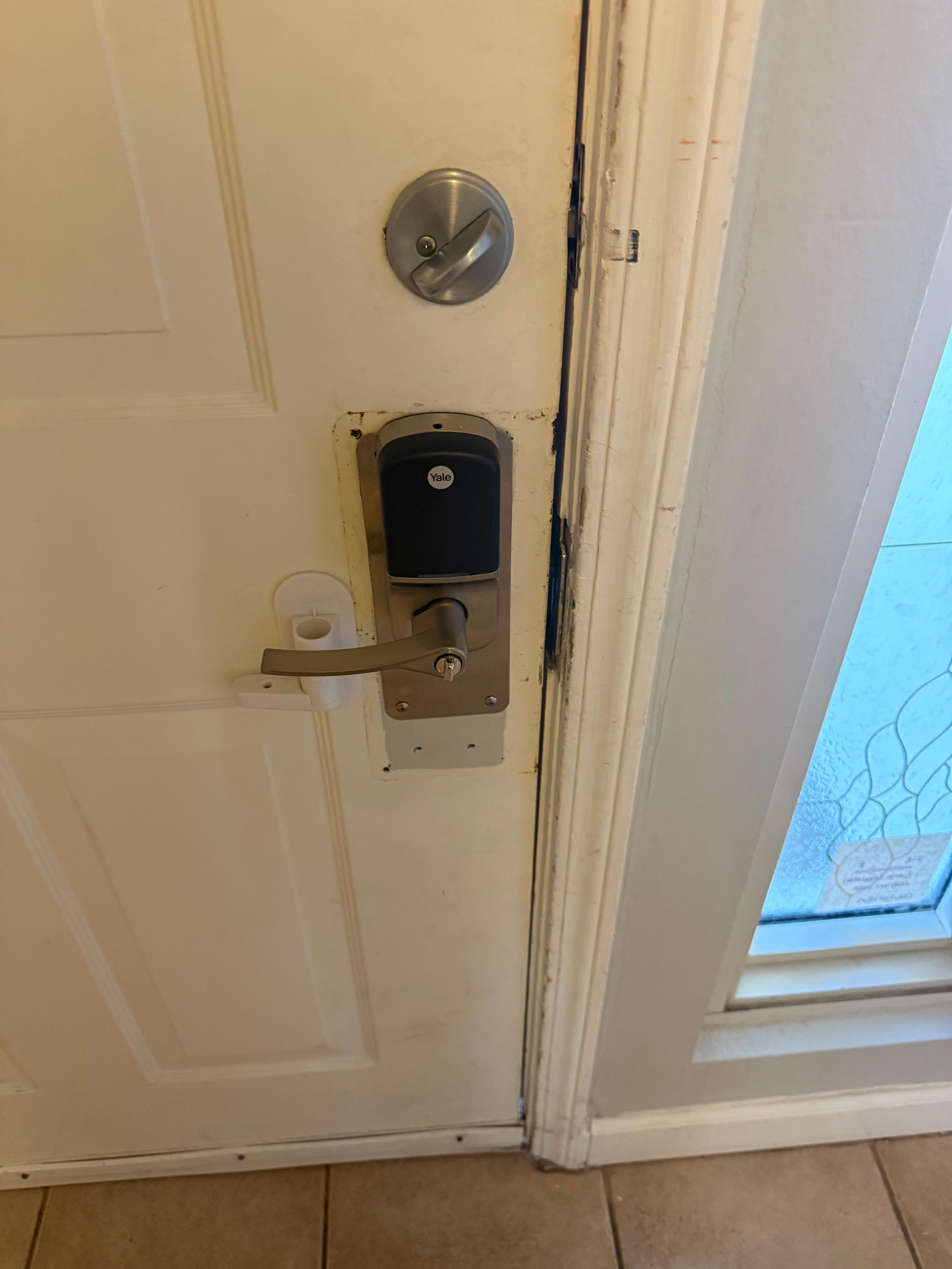 Inside of the door. Filthy.