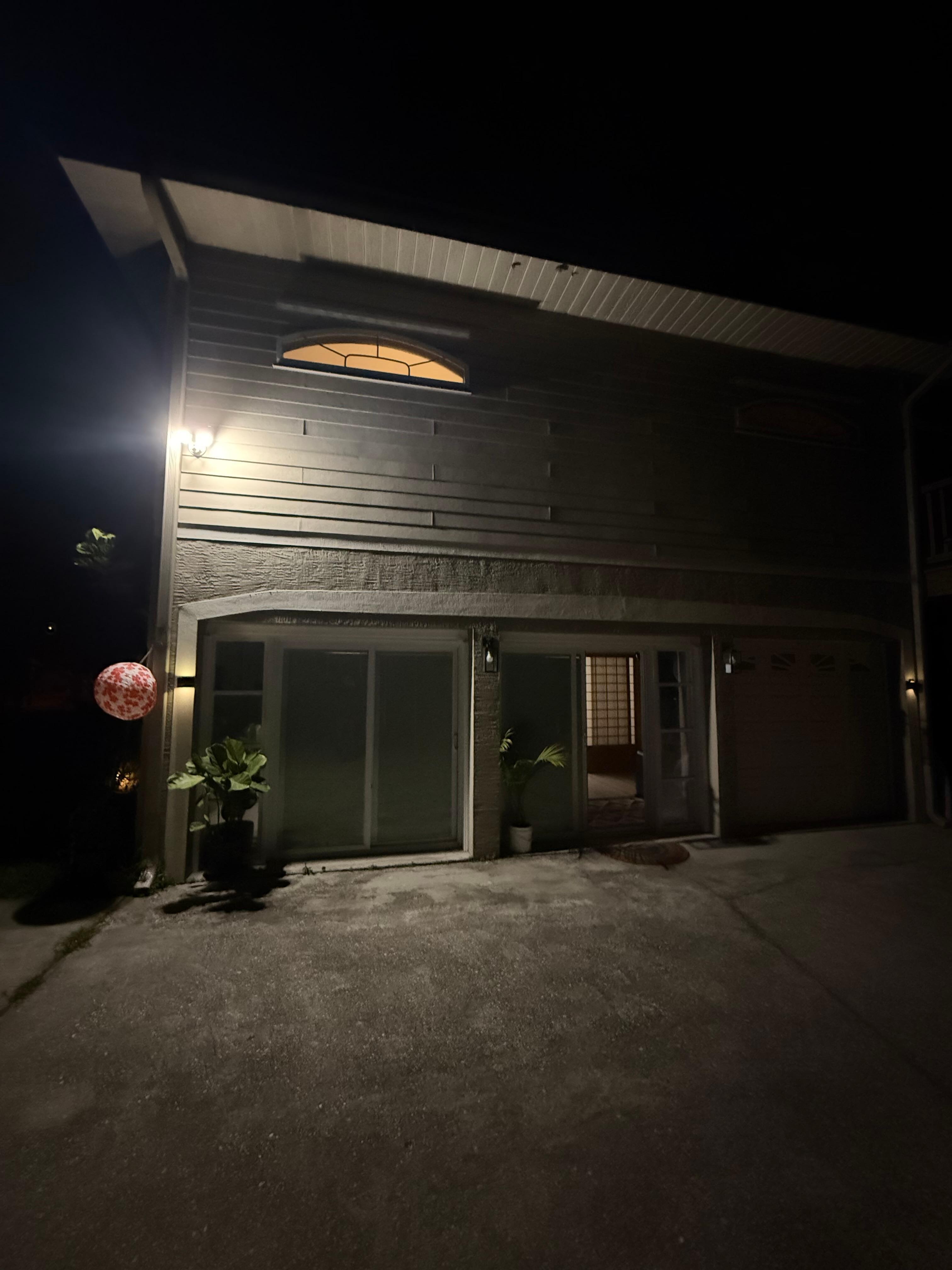 Our garage entrance