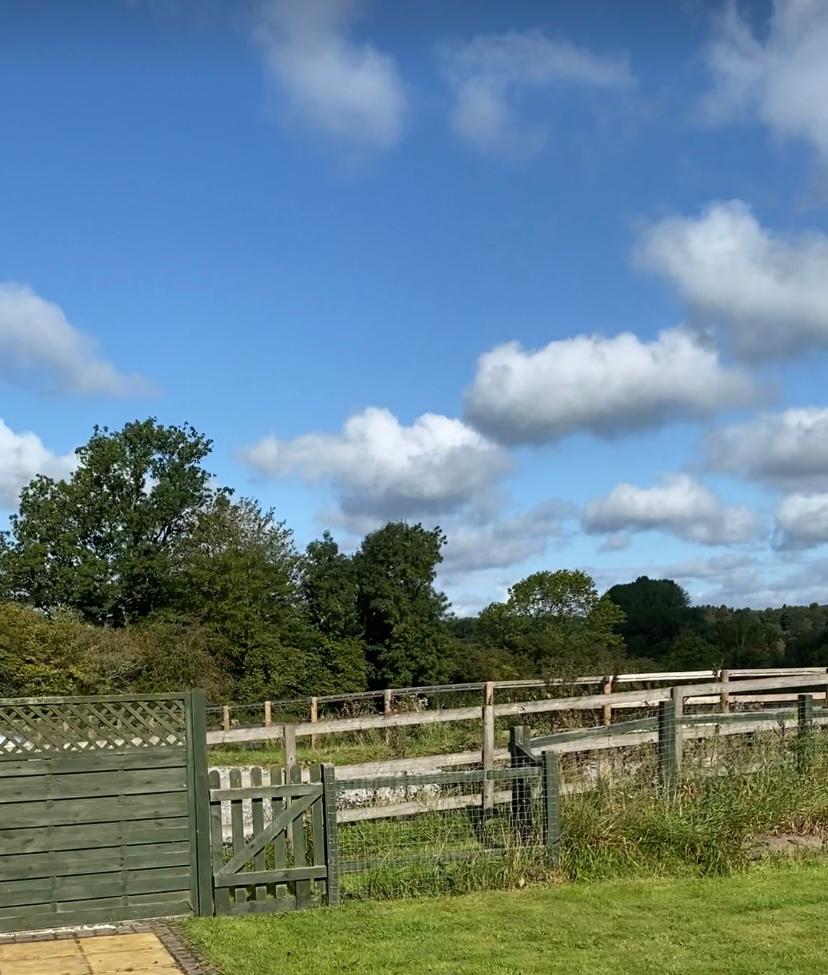 Lovely Countryside views from garden. 