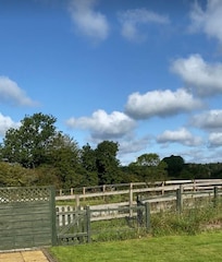 Lovely Countryside views from garden.