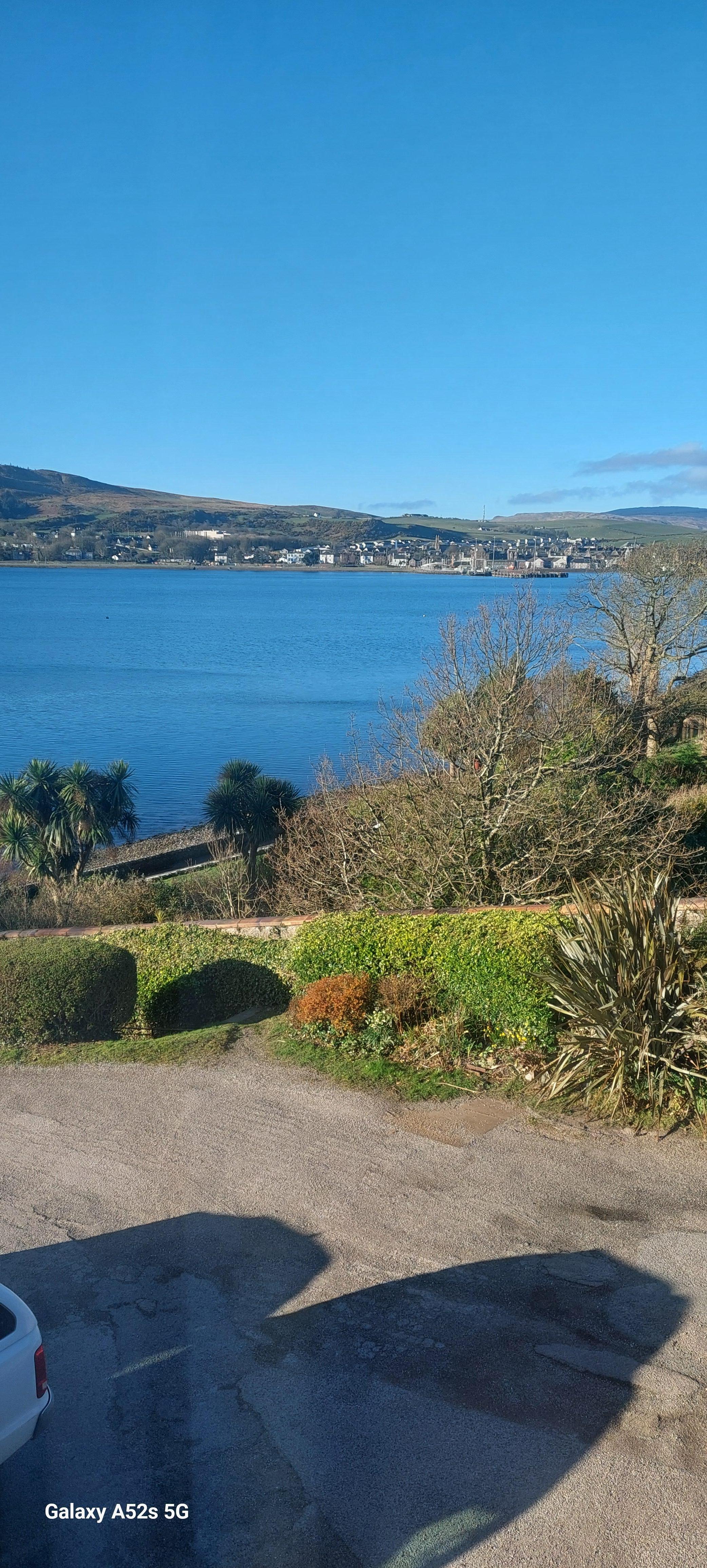 View from bedroom window 