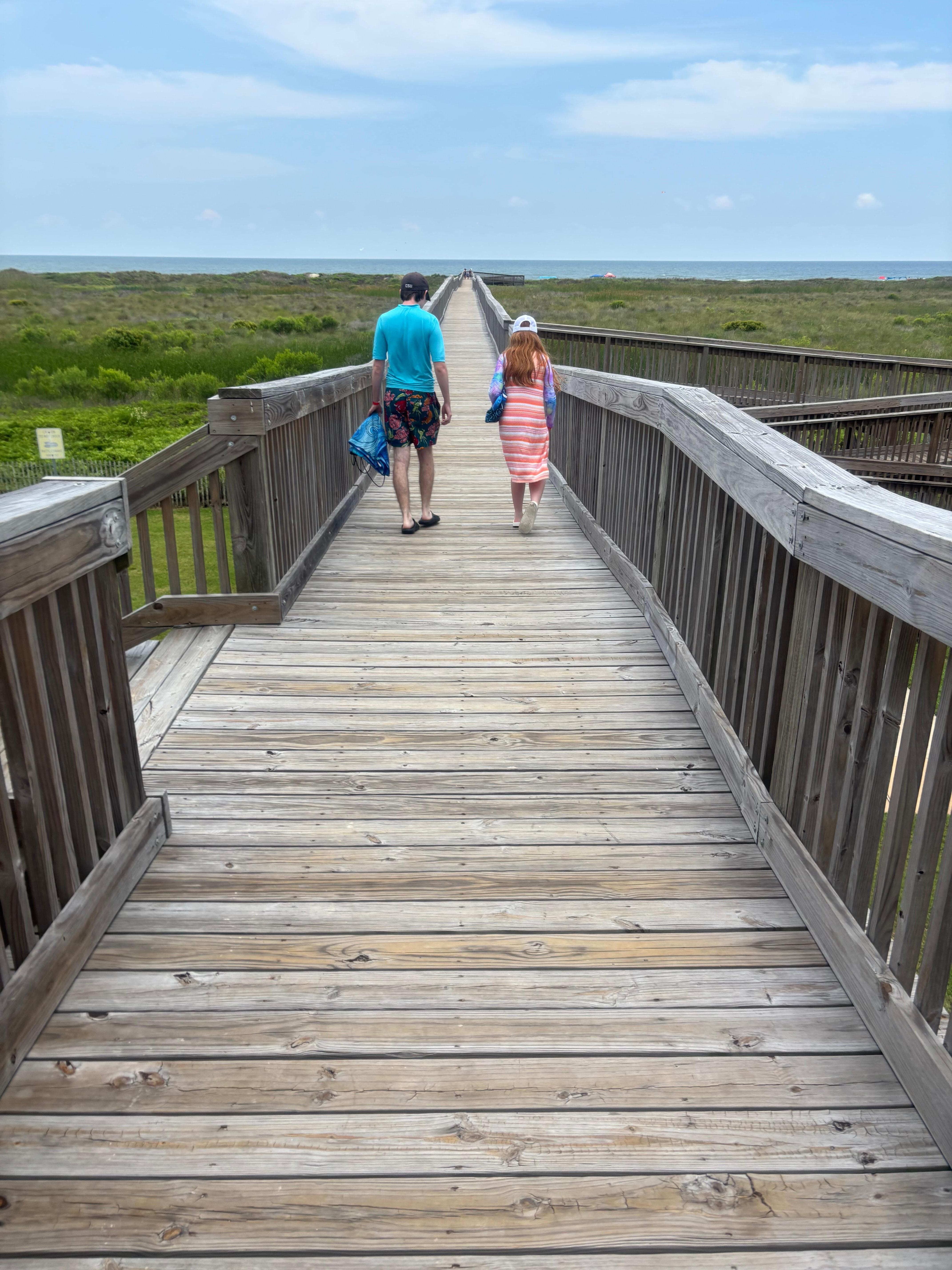 Walkover to the beach