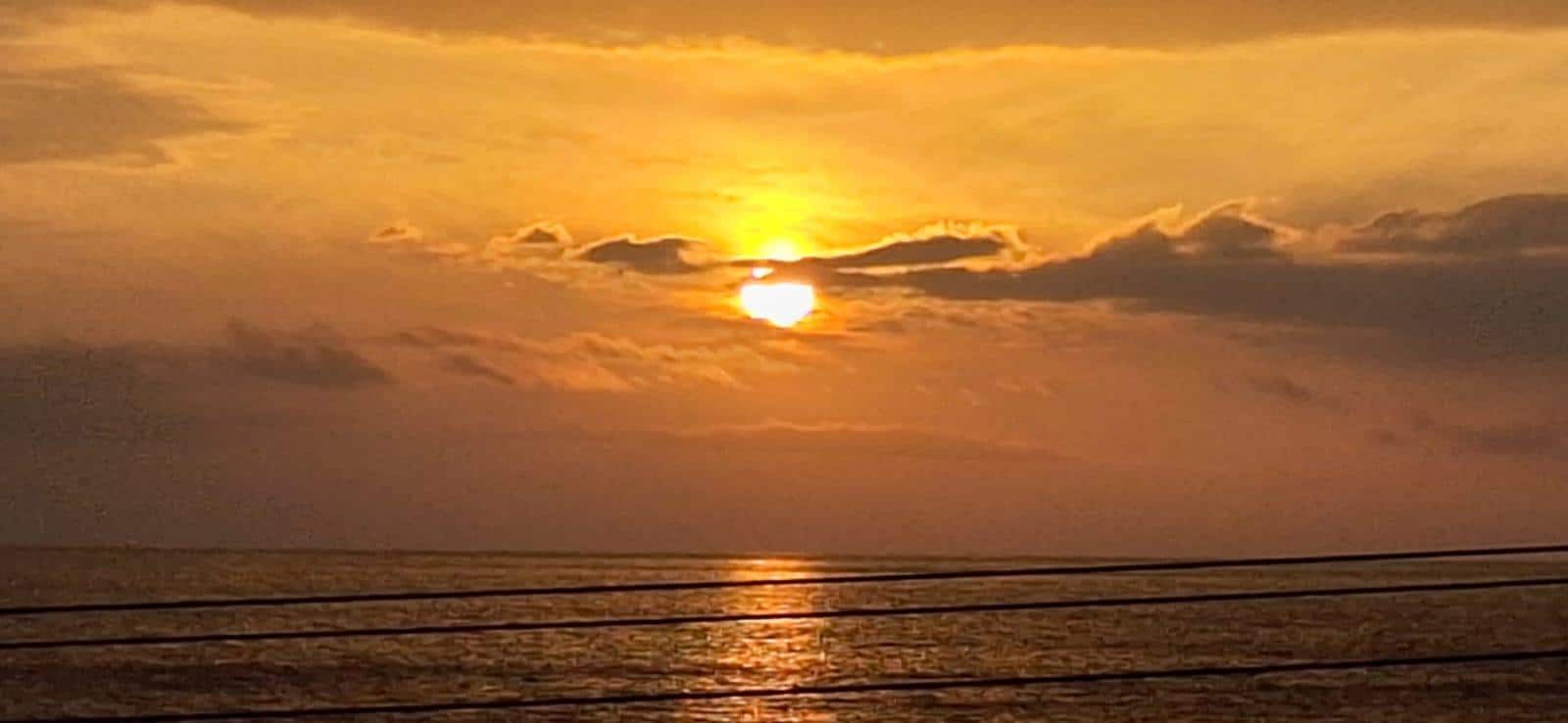 Pôr do sol na Kailua Bay