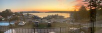 Sunrise from upper balcony