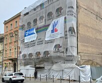 Front of building