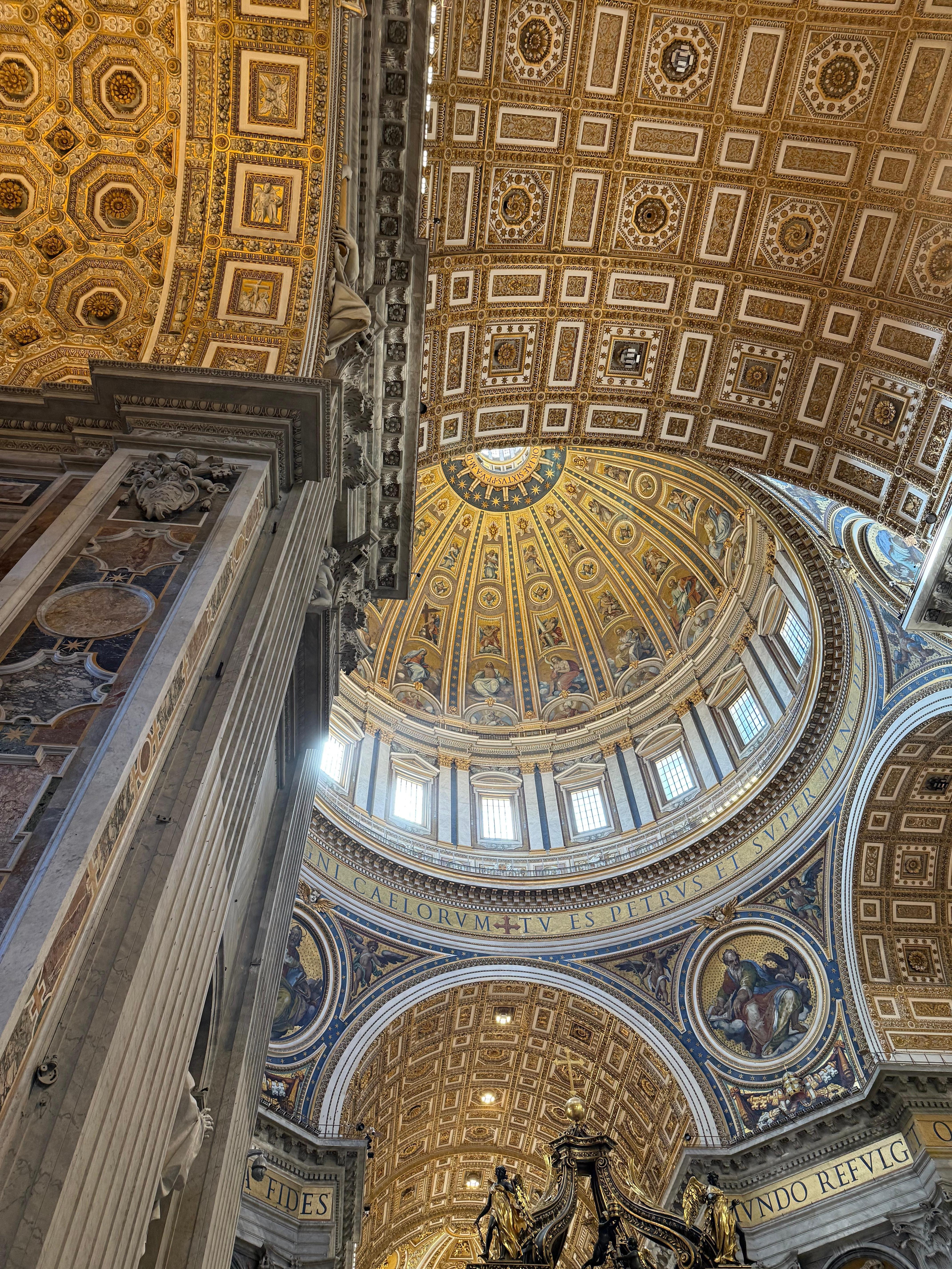 St Peter’s Basilica ceiling