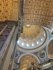 St Peter’s Basilica ceiling