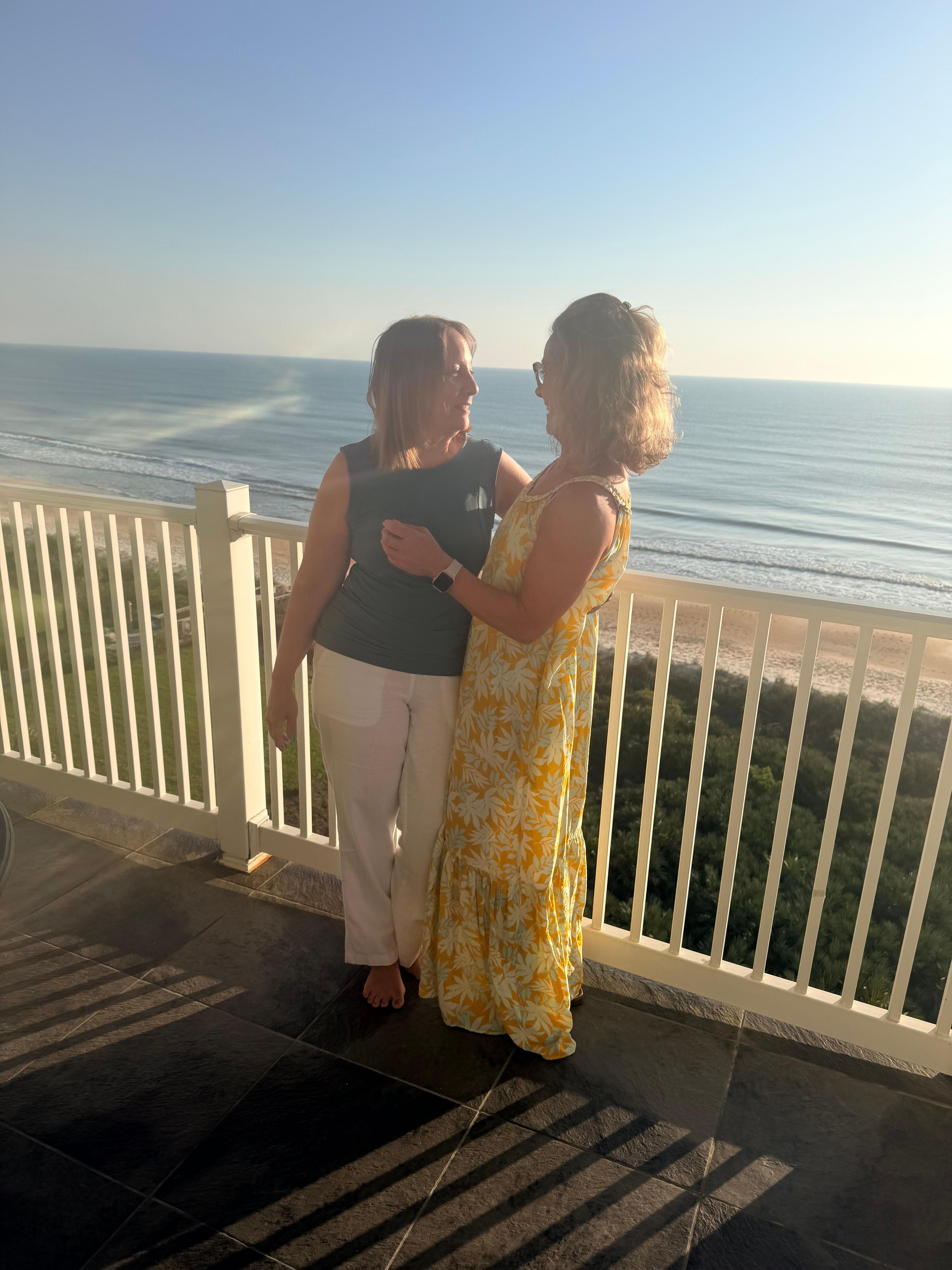 The sunrise was spectacular