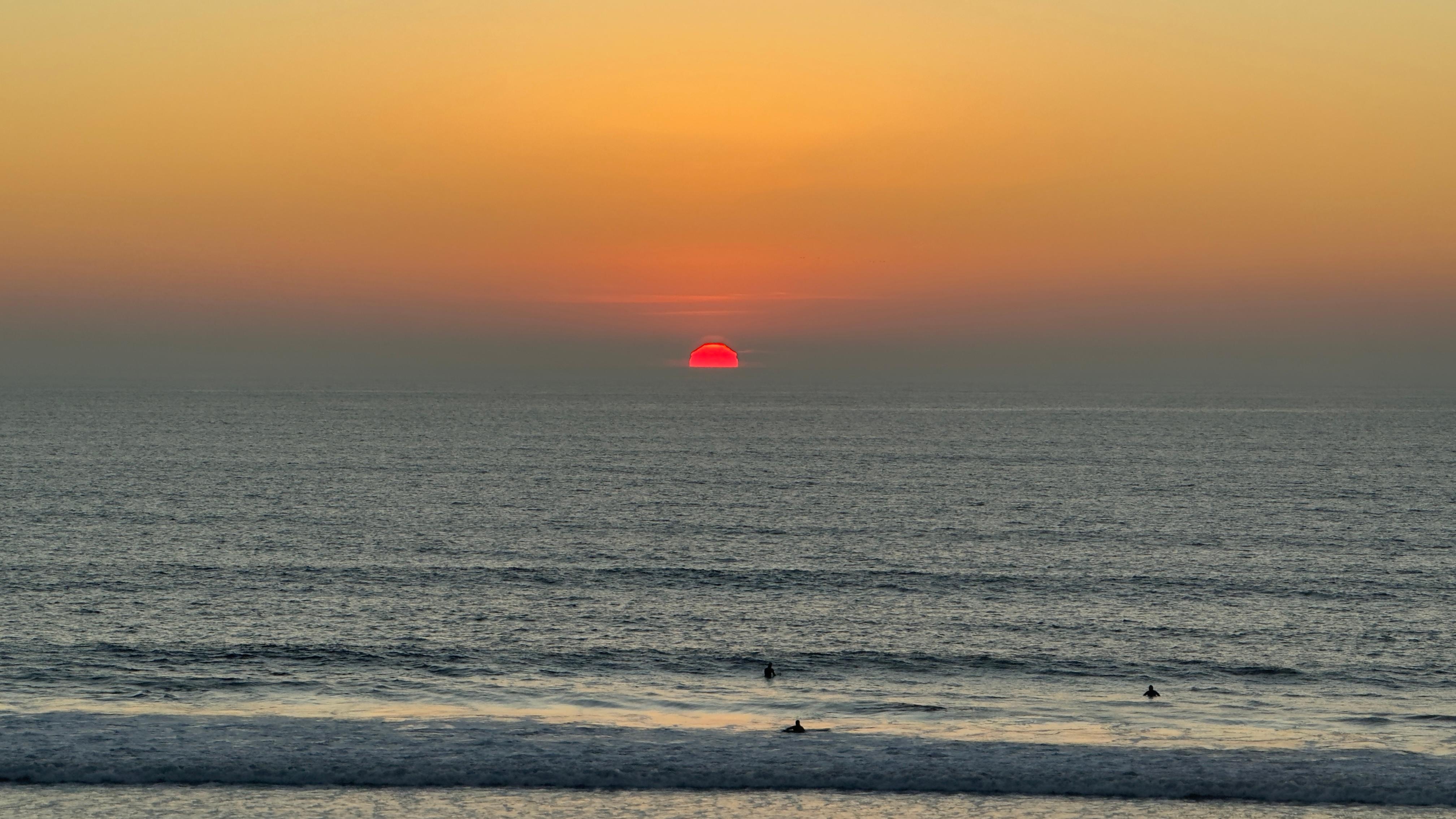 The sunsets are photo-worthy. (Taken from the front window)