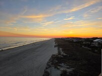 Beautiful sunset view from outdoor patio!