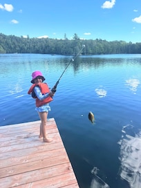 Première expérience de pêche.