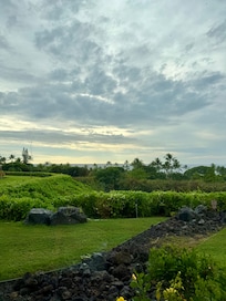 View from outside the back lanai