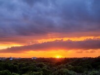 Sunset from back porch