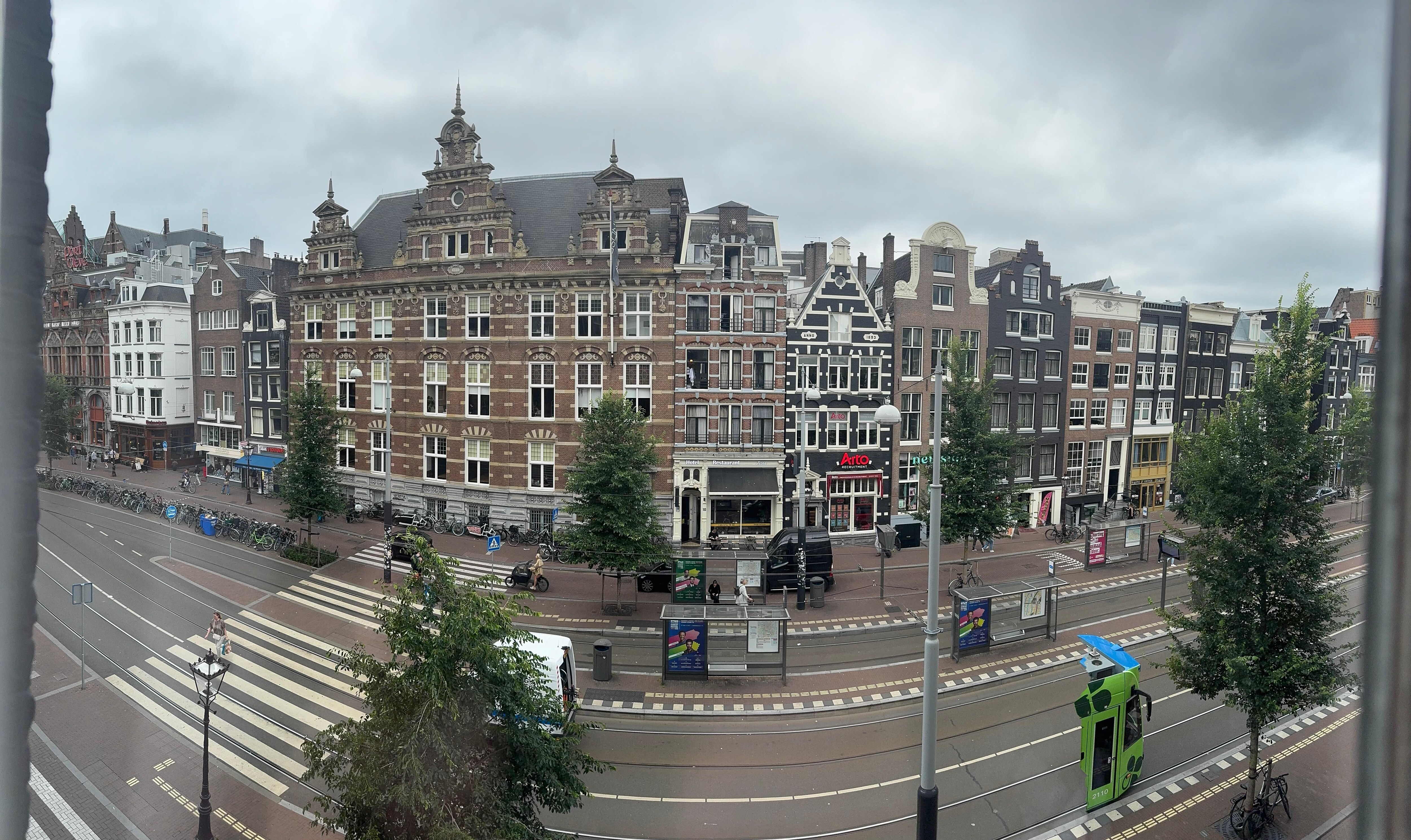 Vista de la calle desde el hotel