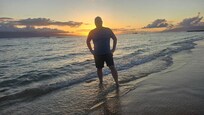 Beautiful beach in front of the condo. We saw a turtle, a seal, as well as a few fish while snorkeling