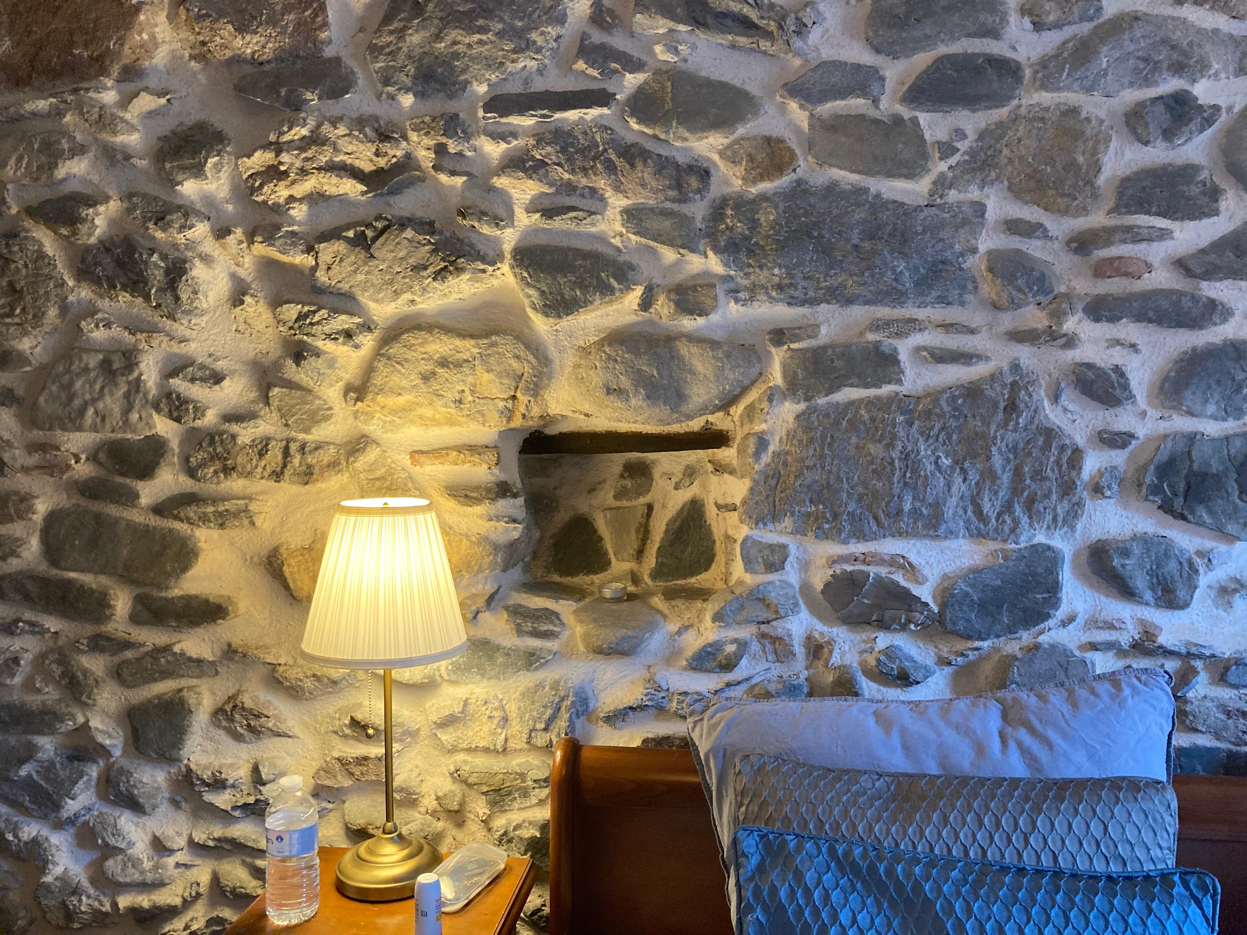 Beautiful restored original stone walls