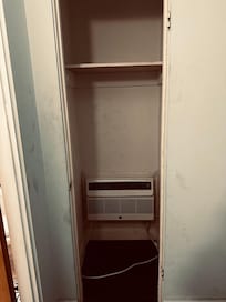 After the first night I found out that the A/C is also the heater.