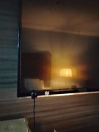 The TV has no plug and the remote has no batteries.