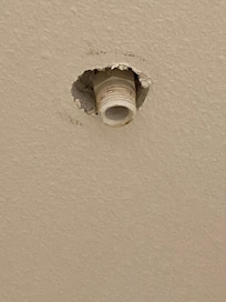 Strange pipe coming from master bath