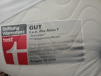 Mag ja mal ne gute Matratze gewesen sein....im Jahre 2006!
WIR SCHREIBEN DSS JAHR 2025!!!!