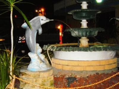 nice fountain outside room