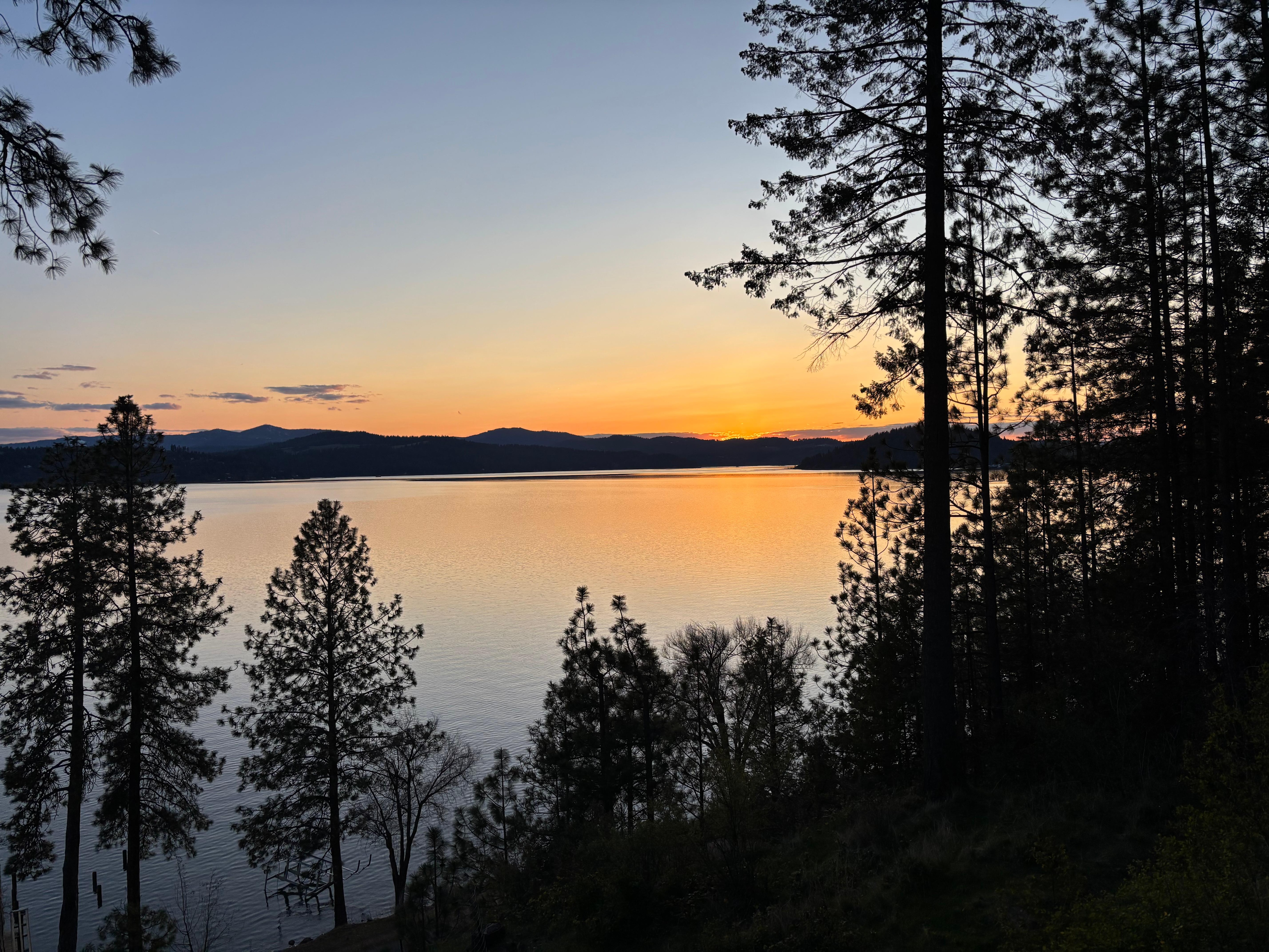 Sunset from the balcony