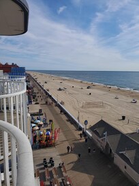 View north along coast.