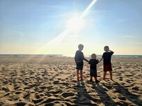 Beautiful beach...3 minute walk from home to beach