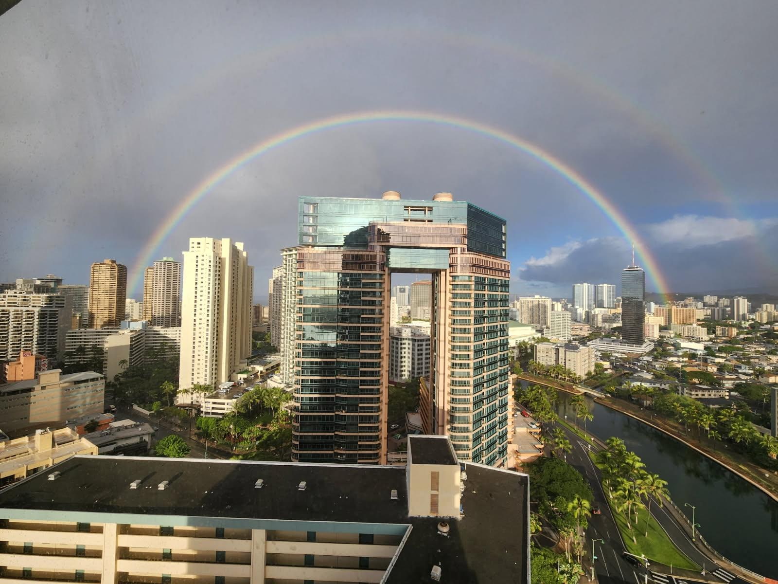 A beautiful view from our window.