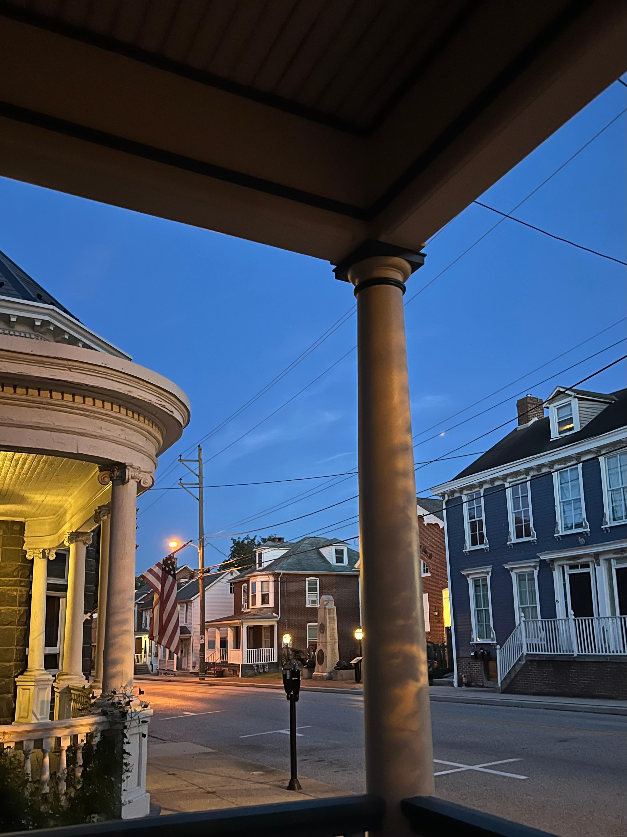Sitting on the Front Porch. So peaceful.