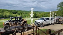 Enough parking for 3 trucks and trailers