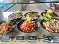 food at buffet. So many choices