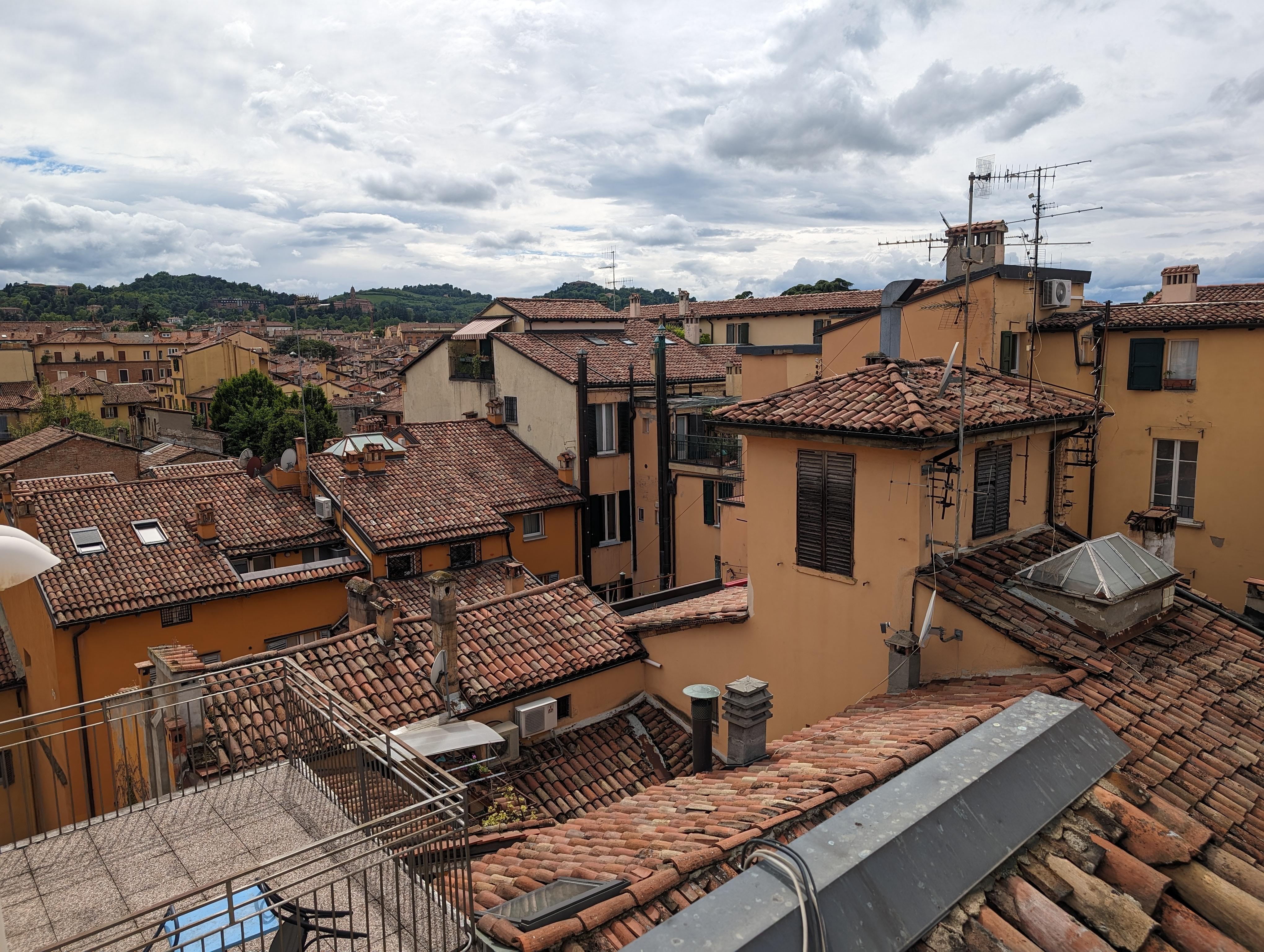 Blick von der Dachterrasse