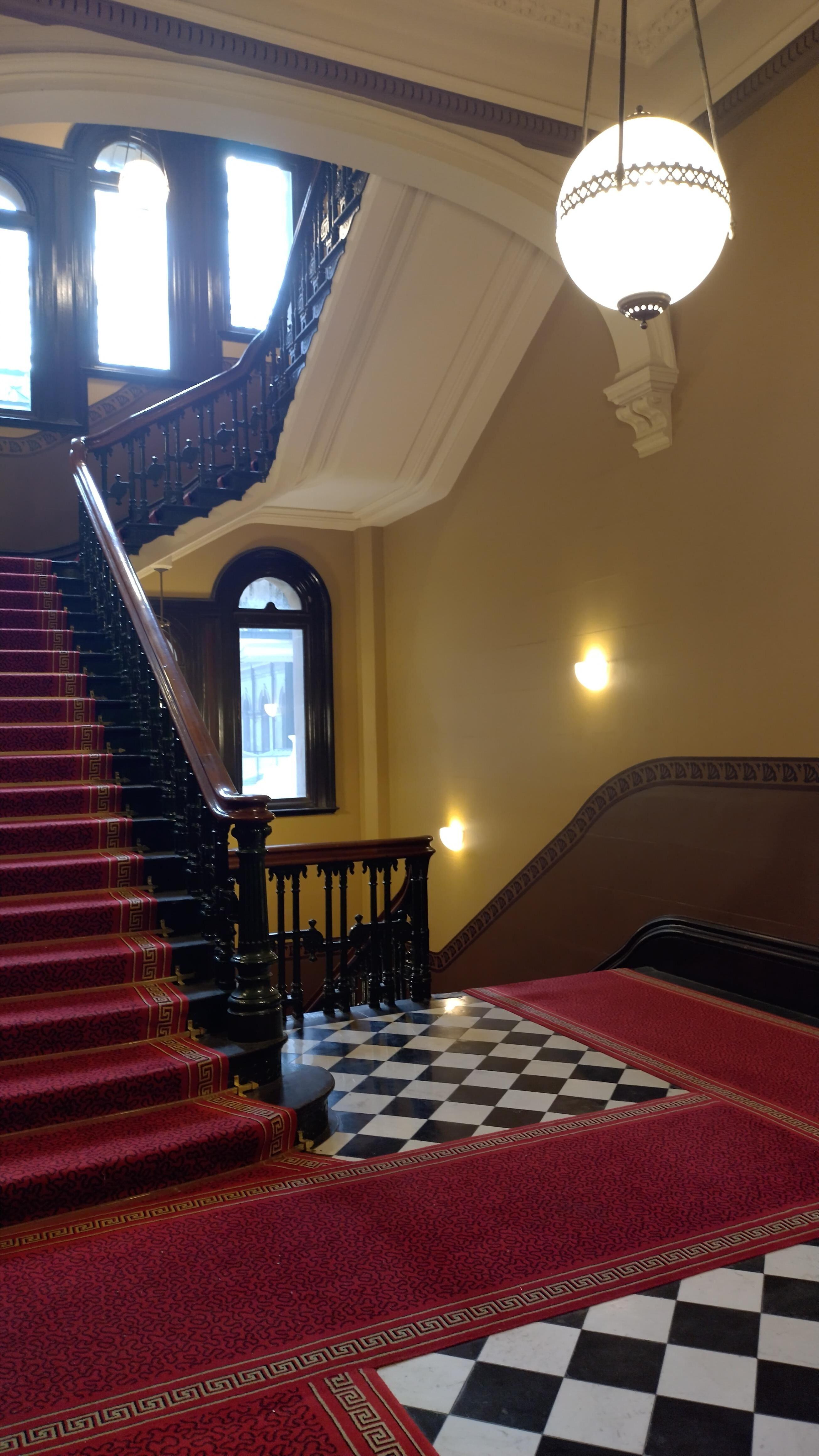 充滿古典氣息的樓梯