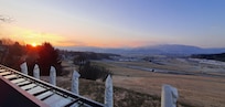 Early morning view of the beautiful surroundings.