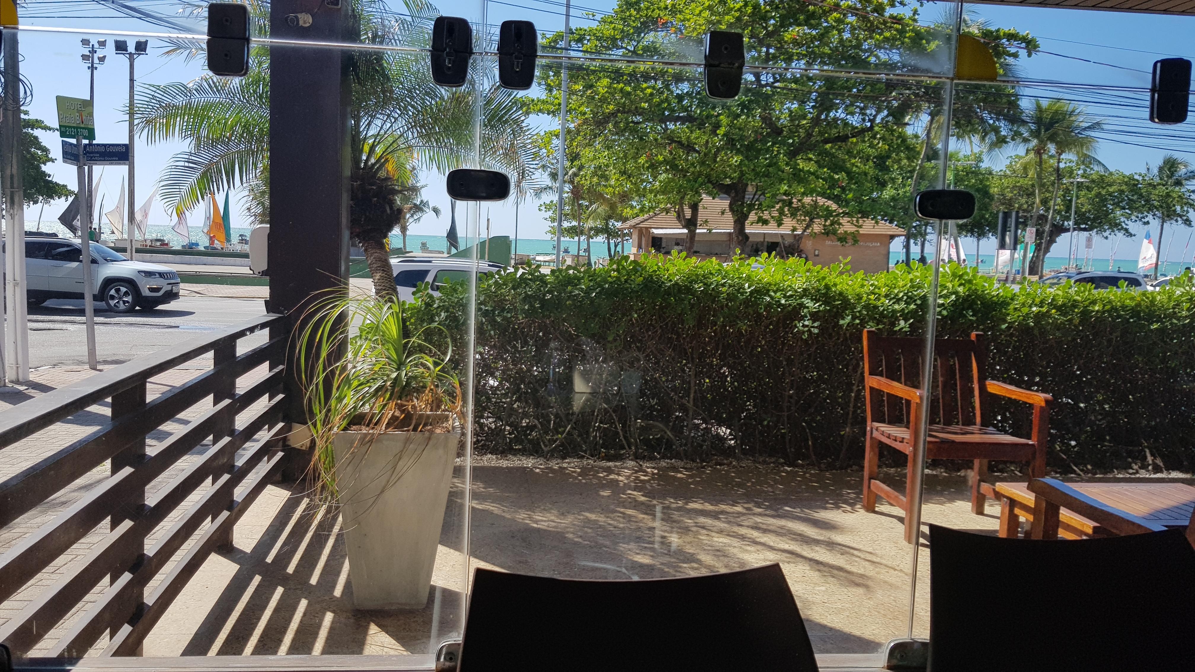 Vista do café da manhã
