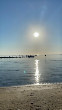 Morgondopp, 1 minut från hotellet