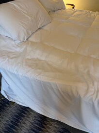 The mattress pad was for a full bed on a king mattress! 6” to small all around the bed, Again, according to the manager this is standard..