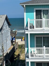 View from deck how close ocean was
