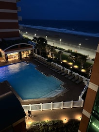 View from our balcony