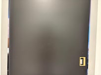 Even with the door closed, the door wasn’t closed. Notice the gaps on the sides