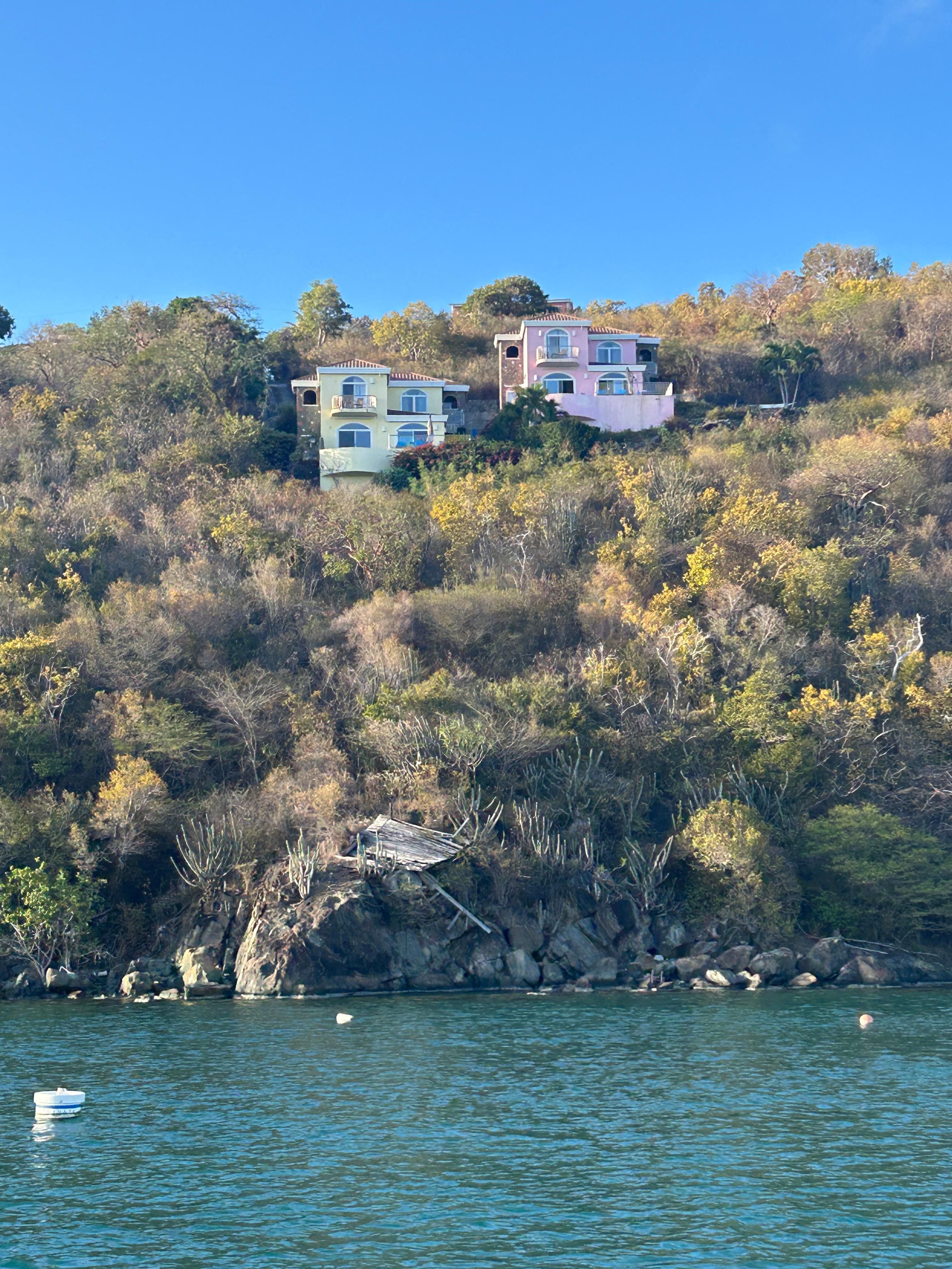View from Westin. Pink Conch on the right and bombalassy on the left