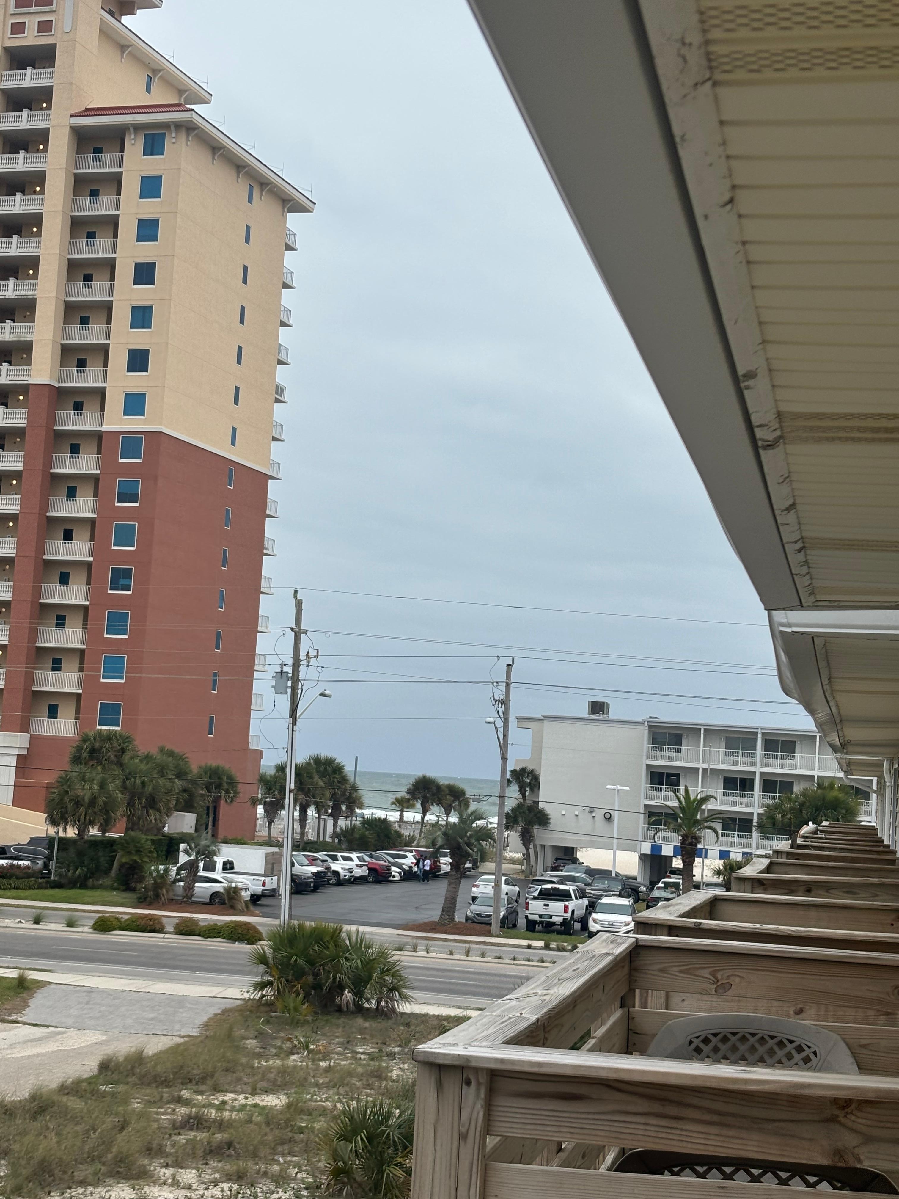 This is the gulf view. 