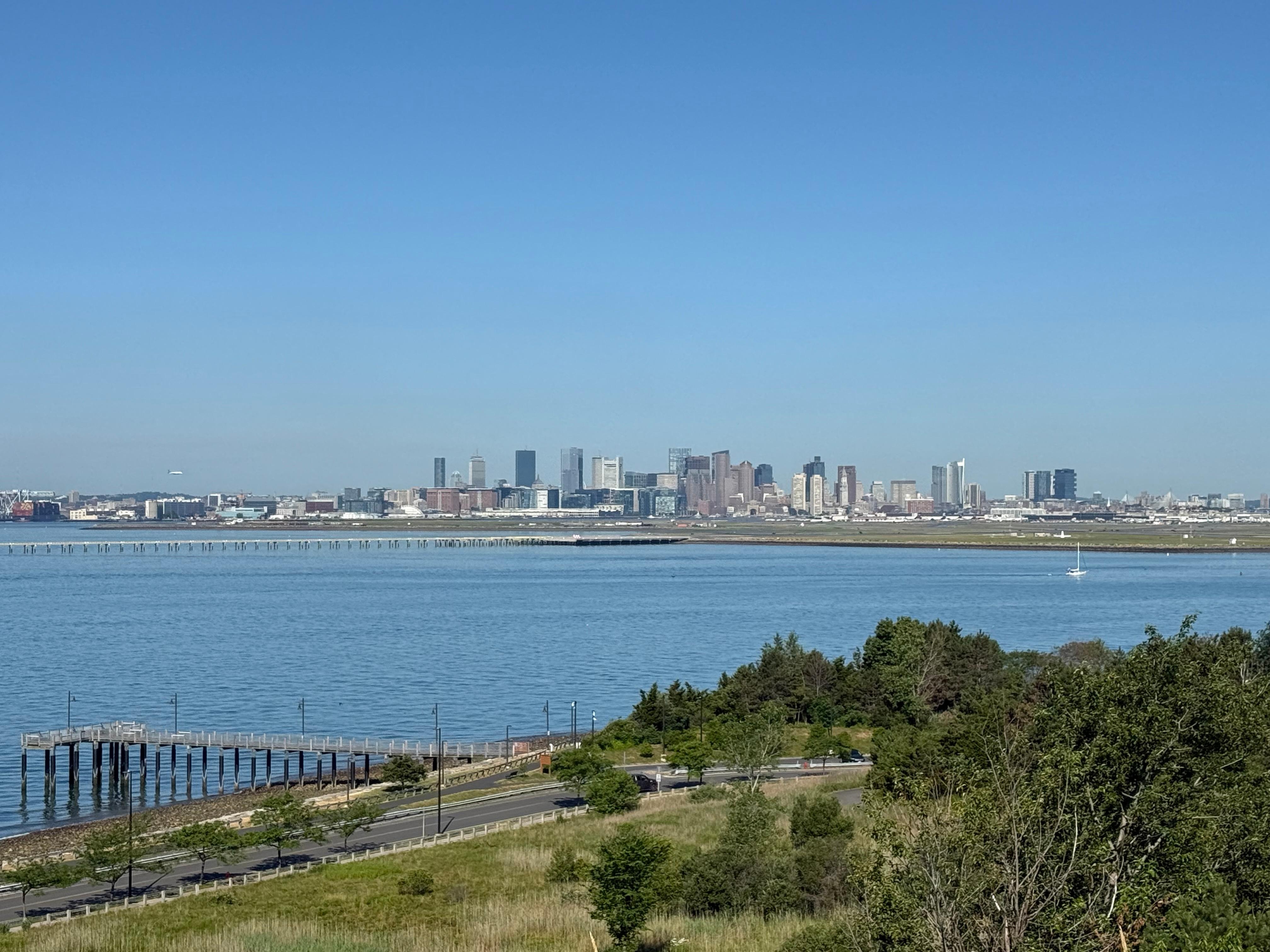 View of Boston from Deer Island!