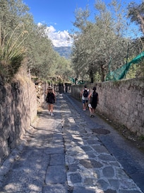 On our walk into Sorrento
