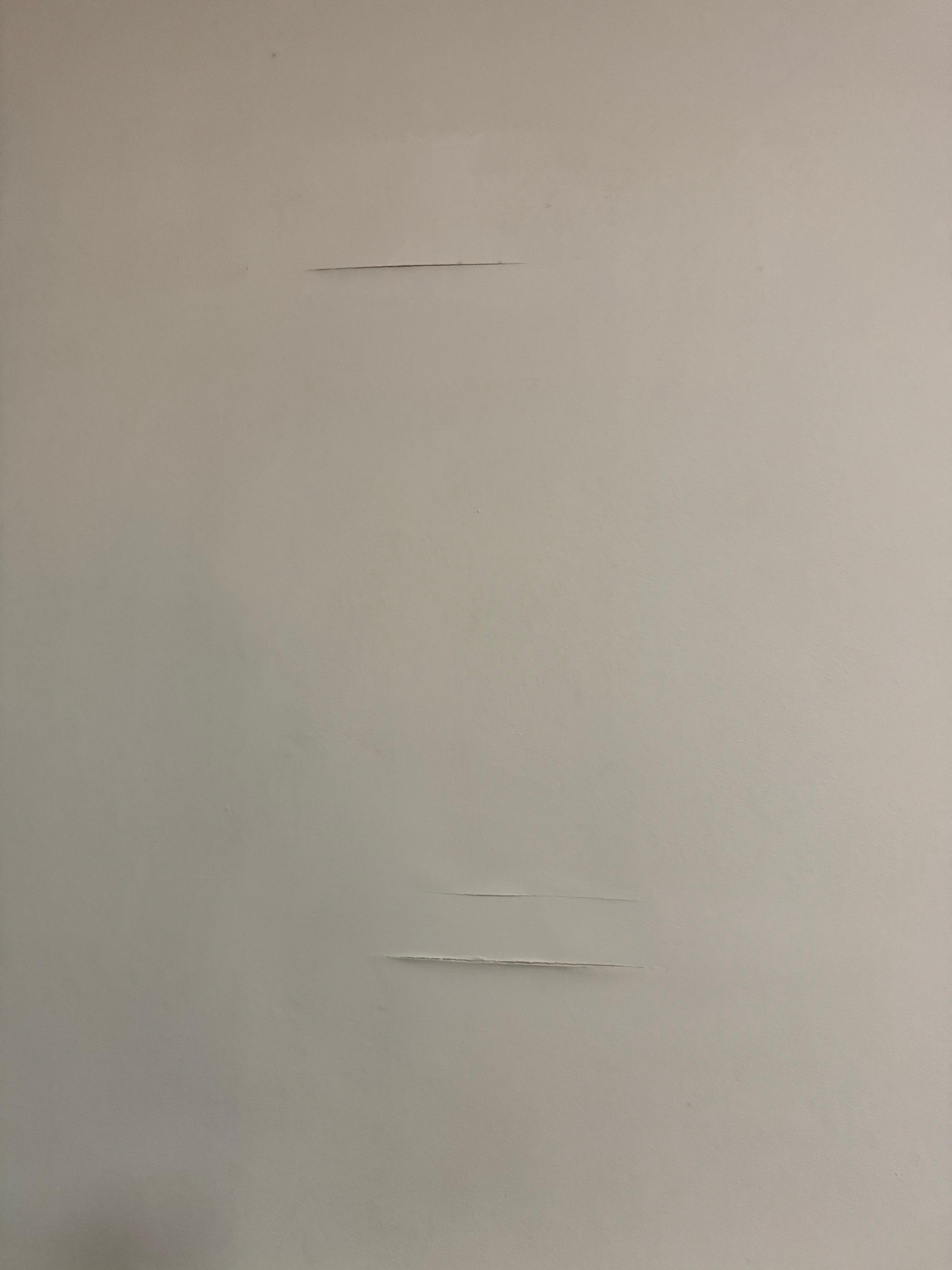 Paper peeling off walls 