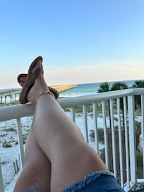 Evening view from balcony
