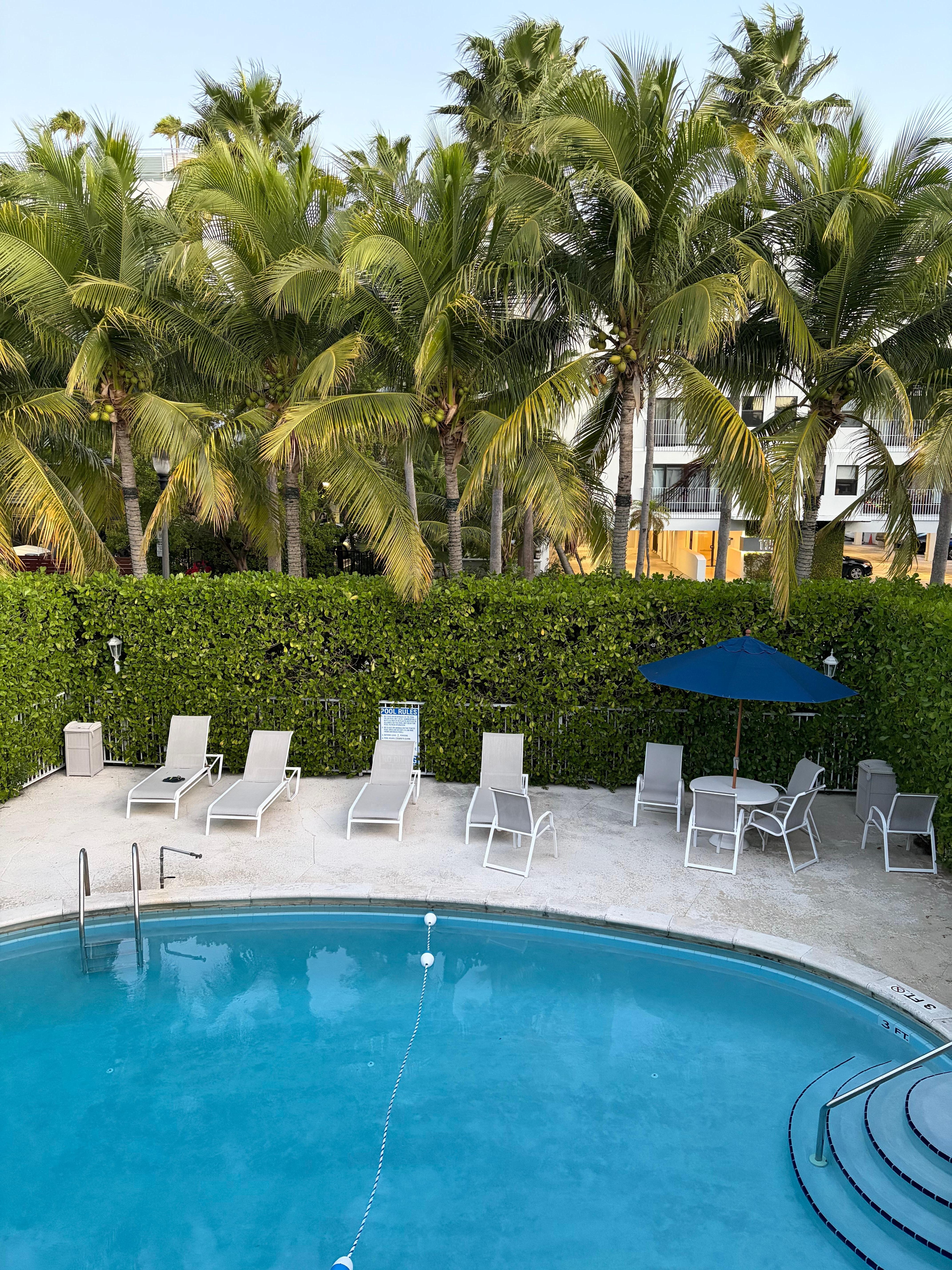 Pool at the apartment