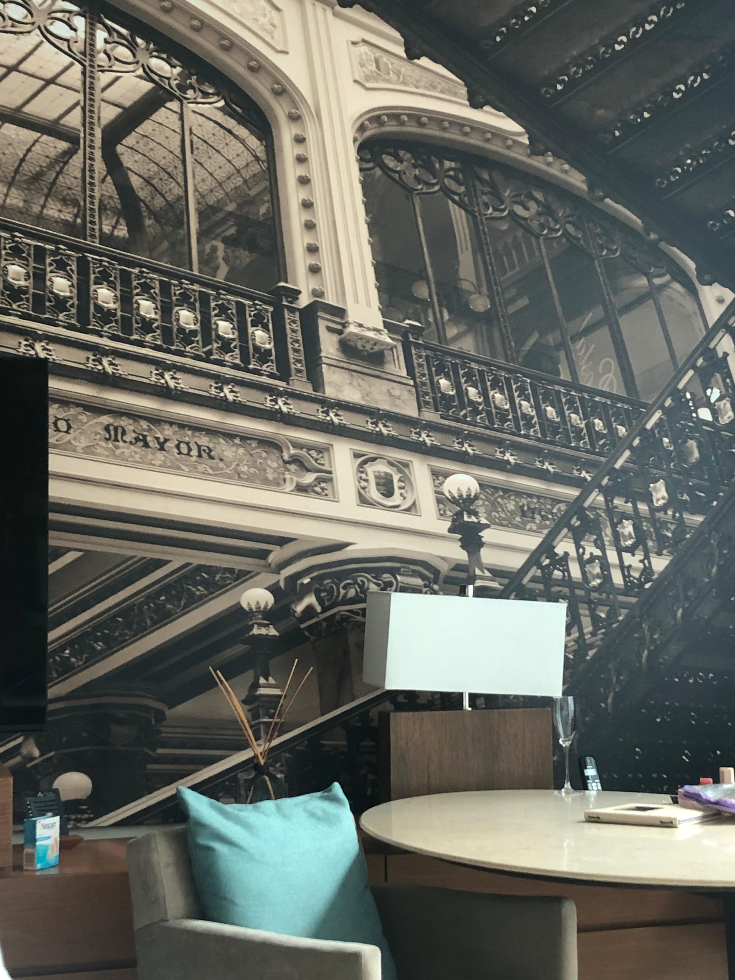 Majestic mural in the room 