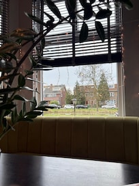 Cute breakfast area. One kind woman works here sometimes. Food was great.